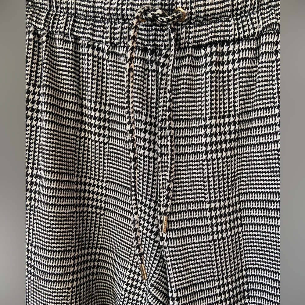 Anne Klein Pull-On Houndstooth Work Pants, size medium